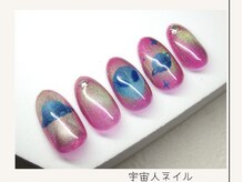 プレンティー 北千住西口店(plenty)/宇宙人ネイル