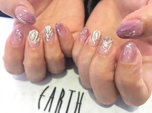 アース ネイルアイラッシュ 前橋店(EARTH Nail&Eyelash)/アートデザイン ￥８０００