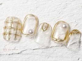 ぷっくりクリアゴールド￥8050