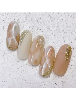 ネイルアンドまつげ リュフェール 五反田(Nail Lufaire)/秋ニュアンス