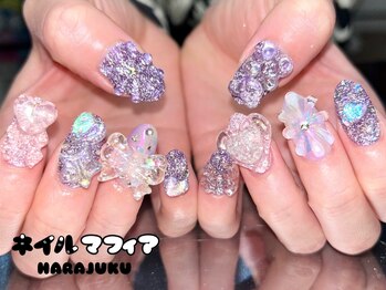 ネイルマフィア 原宿(NAIL MAFIA)/フラッシュ/オーロラ/クリア