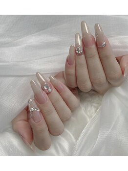 Mネイル/ピンクベージュ