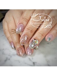 秋色　オフィスネイル