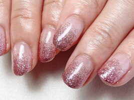 ラメグラデーションネイル