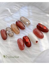 エリクサーネイル 西武新宿(Elixir Nail)/西武新宿限定x’masデザイン