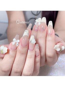 クイーンズビューティーサロン 新宿本店(Queen's beauty salon)/チップ長さ出し10本やり放題