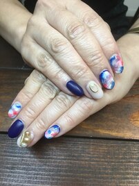 夏にもネイビーMIX