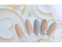 ネイルサロン&スクール ジーナ(GINA)/3月定額シンプルナチュラルカラ-