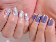ラルネイル 大宮(Lull. nail)/＊ホイルニュアンス＊ミラー＊