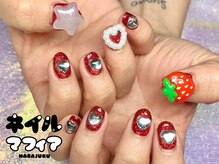 ネイルマフィア 原宿(NAIL MAFIA)/ラメパーツ盛り