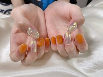 キキネイル たまプラーザ店(kikinail)/9月定額A オーロラネイル