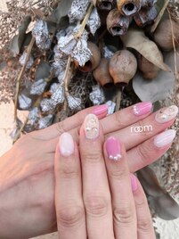 桜色×春ネイル