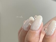 ミエレ(miele)/クリア水滴ぷっくり梅雨ネイル