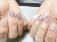 プロモート 岡山城下店(Promote)/ブルベ秋ネイル【岡山】