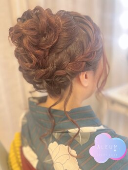 アルム(ALEUM.)/浴衣、結婚式、パーティーに♪