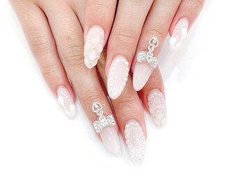 ネイルコレクション ベビーピンク(Baby Pink)/キルティング★ドリップネイル