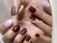 ランラン 池袋(RanRan)/ブラウン×グレーの縦グラデ