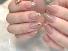 ケーツーネイル(k-two nail)/ハートちぐはぐネイル(みな)