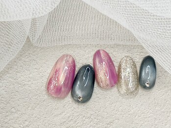 リベレ(LIBELLE)/ニュアンスネイル/大理石風ア-ト