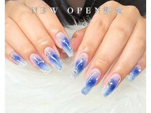 ビー 高槻(be)/ラメグラデーションネイル