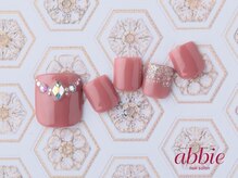 ネイルサロン アビー グランデュオ蒲田店(abbie)/ビジューフット◇￥10219