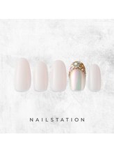 ネイルステーション ルミネ有楽町店(NAIL STATION)/キラキラネイル／パラジェル