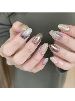 リノ 大阪本町店(lino)/ニュアンスネイル