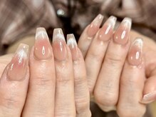 ウサギネイル 新大久保店(usagi nail)/ピンクネイル