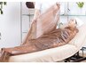 デトックスリンパドレナージュ(ボディ＆お顔)【水素温パック付き★】計90分