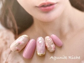 【フラワーネイル】