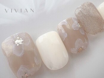 ヴィヴィアン ネイル(Vivian nail)/フラワーネイル