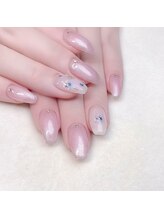 ピオニーネイル(peony nail)/選べるドライフラワーネイル