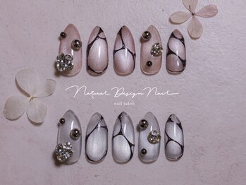 ナチュラルデザイン 品川本店(Natural Design)の写真/お得な価格でシェラックネイルが受けられる♪爪の形や色味に合わせた施術でネイル初心者さんも嬉しい◎