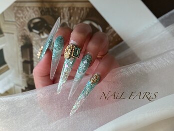 ネイルファリス(NAiL FARiS)/デザスカ×アンティークパーツ