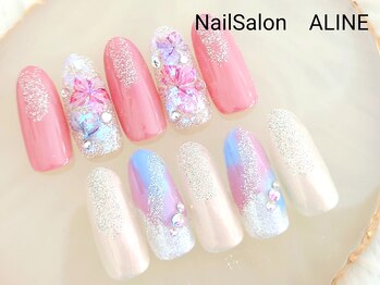 ネイルサロン アリーヌ(ALINE)/【定額】トレンドコース¥6500