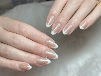 ネイルズバー 新宿店(Nails Bar)/真珠フレンチネイル