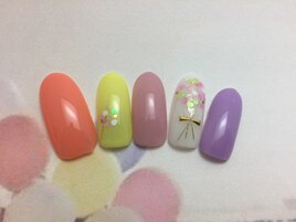 フラワーネイル