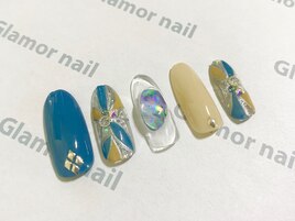 ニュアンスネイル×オーロラ