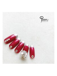 華やかストーンネイル☆