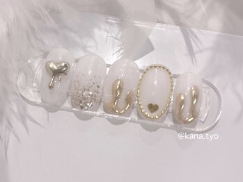 リンクネイル 渋谷(LINK NAIL)/バレンタインデザイン☆¥8930