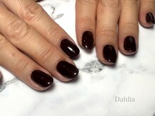 ダリア(Dahlia)/秋の深みブラウン