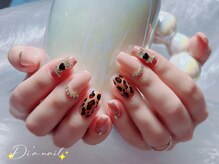 ディアネイルサロン 池袋(Di’a)/持ち込み/豹柄/フィルイン