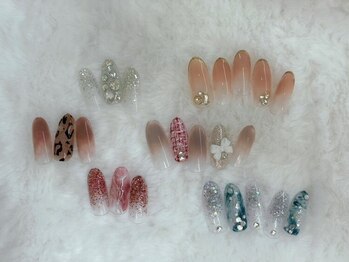 ティア 白山店(Tia)の写真/長さだしで理想の指先を☆デザインもご相談ください◇【スカルプ★デザインお得プレート¥9900/¥11000】