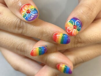 タフィーネイル 宜野湾コンベンションシティ店(TaffyNail)の写真/華やかな豪華デザイン5590円・6590円★フォトギャラリーで店内の全デザインを掲載中★