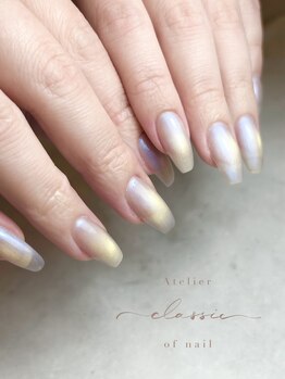 アトリエ クラシック(atelier classic)の写真/【リピート率90%】口コミで話題の爪エステ。指触りがスグ変わる、ずっと続く。自分史上最高の指先へ。