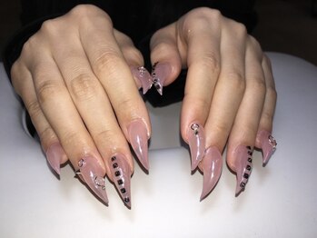 ネイルスタジオイー(nailstudio E)/neko×aurora:+*°