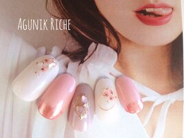 【押し花ネイル】