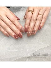 ヒールネイル(heal nail)/ちゅるんワンカラー2トーンnail.