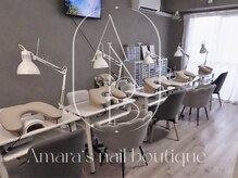アマラズネイルブティック(Amara‘s nail boutique)の雰囲気（#マグネットネイル#持ち込み#チップスカルプ#フィルインオフ ）