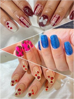 ネイルサロン ジュレ(Nail Salon jurer)の写真/《爪の負担が気になる方にも◎》自爪に優しいパラジェル使用！洗練されたアートで、周りと差がつく手元に♪